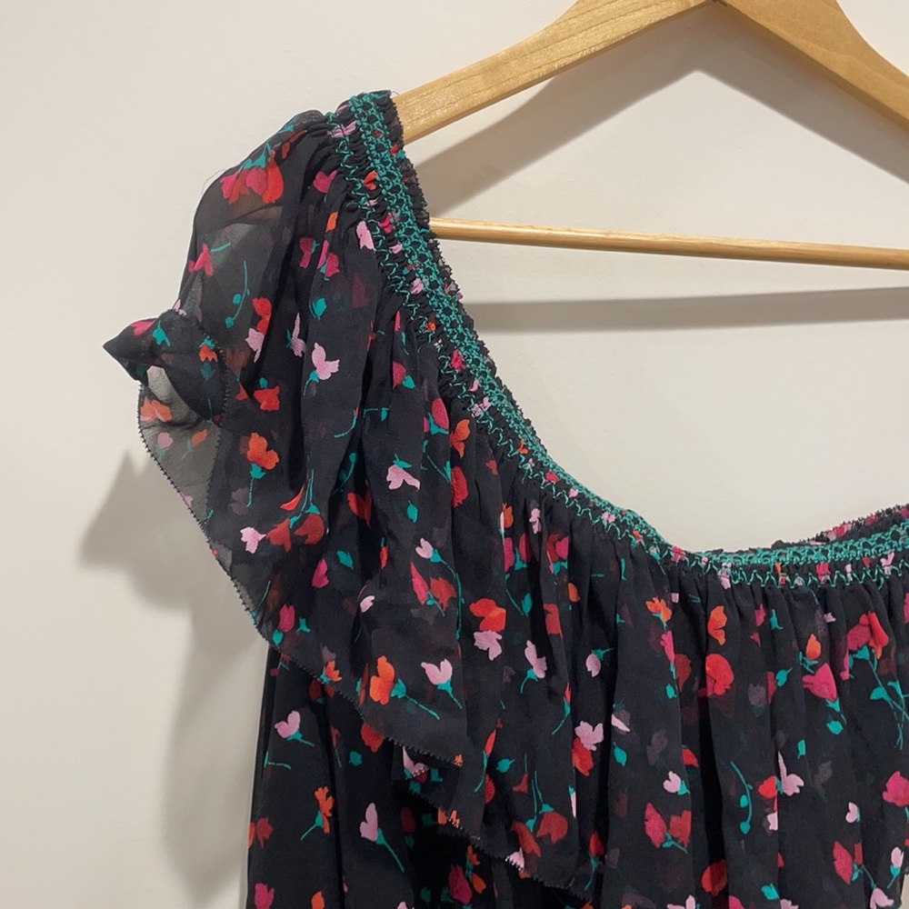NEW • Joie • Hafsa One Shoulder Floral Dress Small - Picture 6 of 7